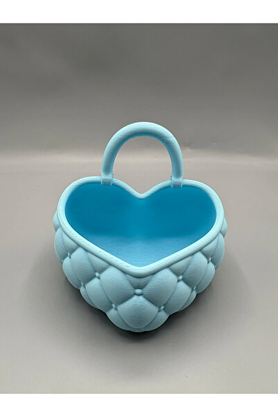 DU&ER Heart Patterned Makeup Organizer Multi-Purpose Desktop Organizer Box