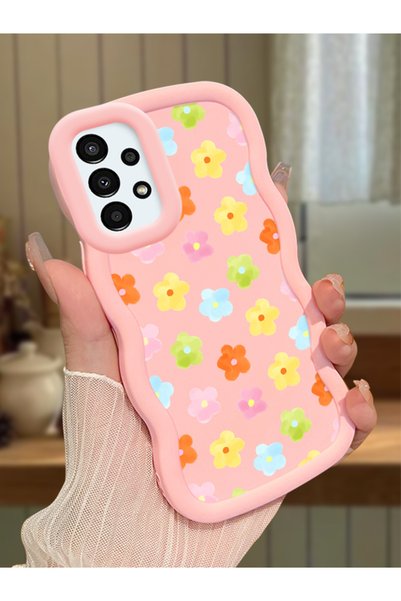 Hontinga Samsung Galaxy A13 4g Compatible Case Camera Protector Pink Silicone...