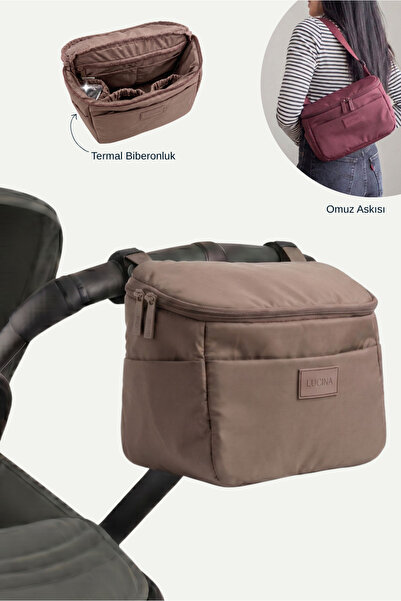 Lucina Loya Baby Stroller Organizer Baby Care Shoulder Tote Bag Organizer