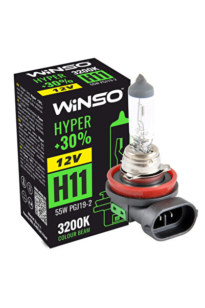 Winso Bec Халоген Хипер +30% H11 - 12V, 55W PGJ19-2 ●   3200K