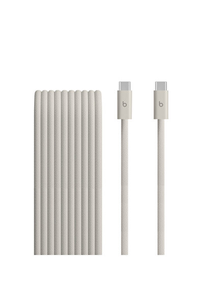 Beats 240W USB-C - USB-C Örgü Kablo (3 m) - Dalga Grisi