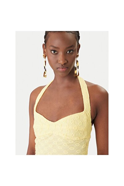 Bardot Rochie de cocktail pentru femei 60397DB Galben