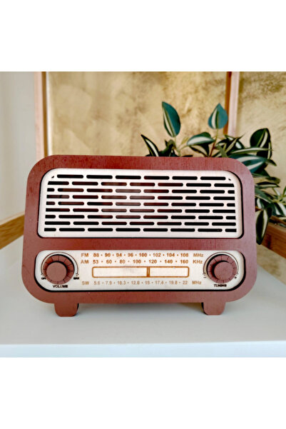 CREATIVITATEPLUS Pusculita din lemn RETRO, 19x13x10cm