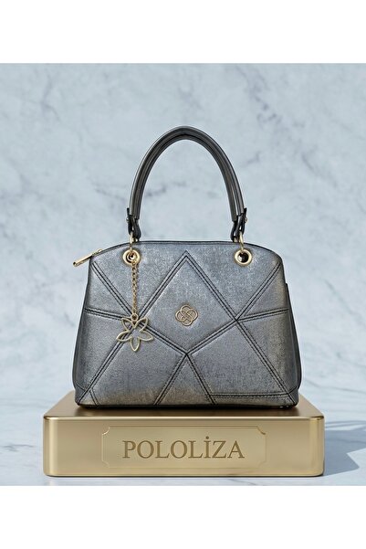 pololiza Mother Women's Geometric Embroidered Hand and Shoulder Bag with 2 Co...