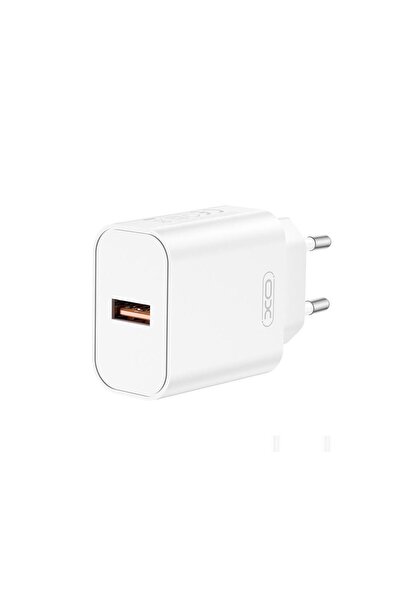 OEM Φορτιστής Τοίχου XO CE33 QC 18W με 1x Θύρα USB-A Λευκό