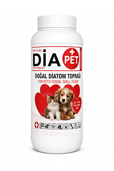 OpunArc DİA PET- Kedi Ve Köpek Bit Pire Kene Kovucu Doğal Diatom Toprağı [ 10...