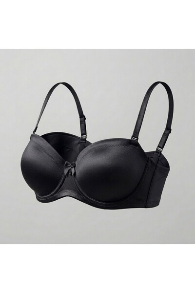 Yeni İnci İç Giyim New Pearl Black Gatherer Wire Free Bra 1680