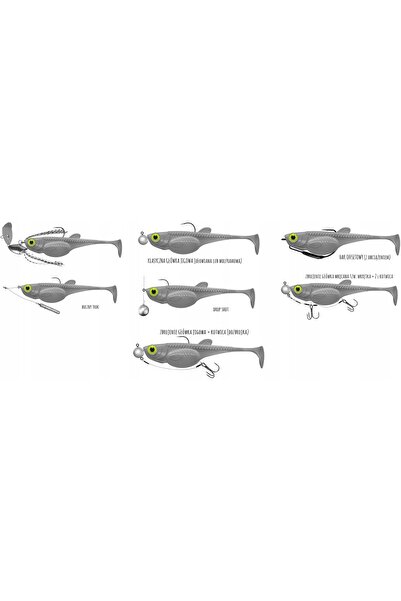 Libra Lures Nalucă Embrion Shad 3 7.5 cm Electro