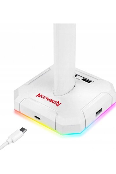 REDRAGON Suport pentru căști Scepter Pro HA300 RGB Alb