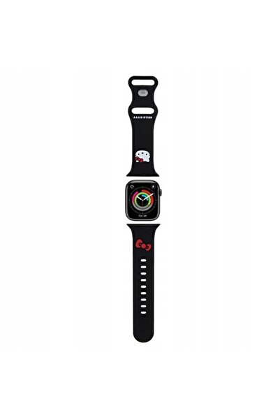 NO BRAND Curea HELLO KITTY pentru Apple Watch 38/40/41mm Negru