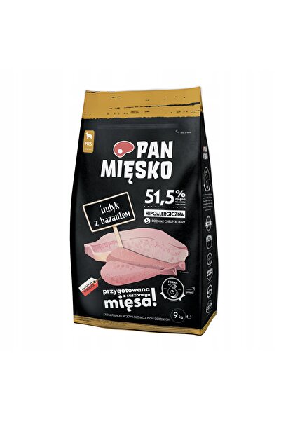 NO BRAND Hrană pentru câini PAN MIĘSKO Curcan cu zmeură S 9 kg