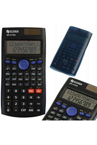 NO BRAND Calculator ELEVEN SR270N Alimentare cu baterie si solara, 3 memorii