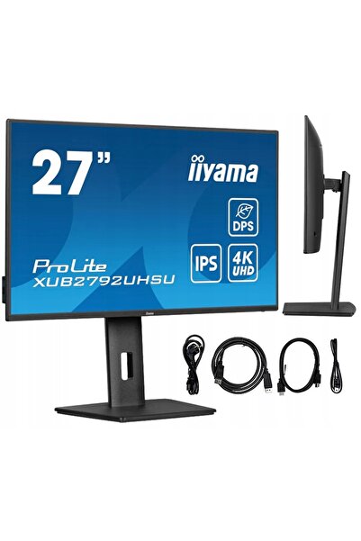 NO BRAND Monitor IIYAMA ProLite XUB2792UHSU-B6 27 3840x2160px IPS 4 ms [GTG]
