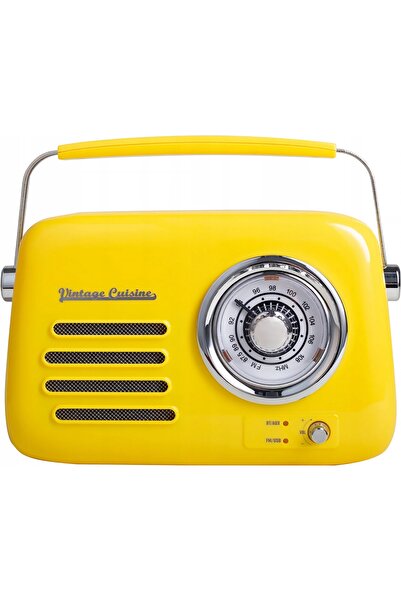 NO BRAND Radio VINTAGE CUISINE Crom Galben