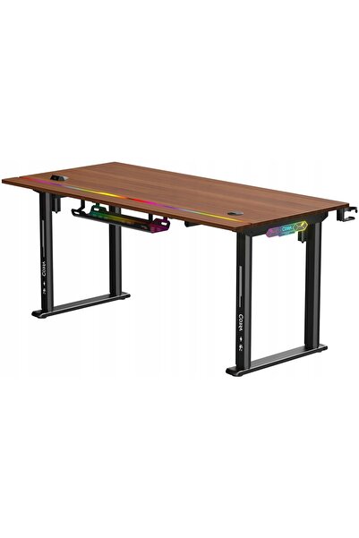 COBRA Birou de gaming Electra S CRF1623ELBNRGB Maro 160 cm