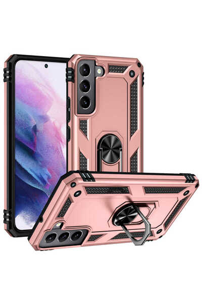 Giz Story Galaxy S22 Plus Case Camera Protector Magnetic Stand Tank Protectio...