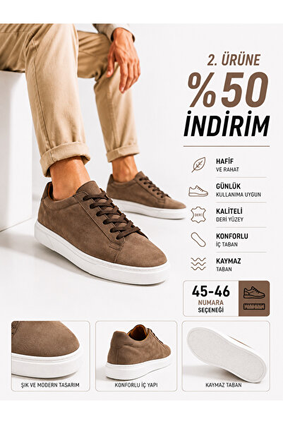 Ayakkabı Deryası Erkek Sneaker Ayakkabı Günlük Casual Spor Ayakkabı Kalın Tab...