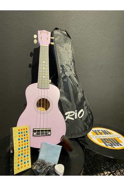 Rio Soprano (ağaç) Ukulele Ful Set