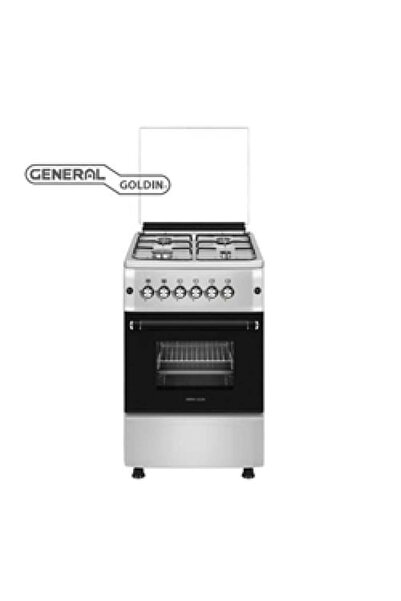 General Golden Gas Oven 50x55 cm — 4 Burners Stainless Steel GGC 5604 HI