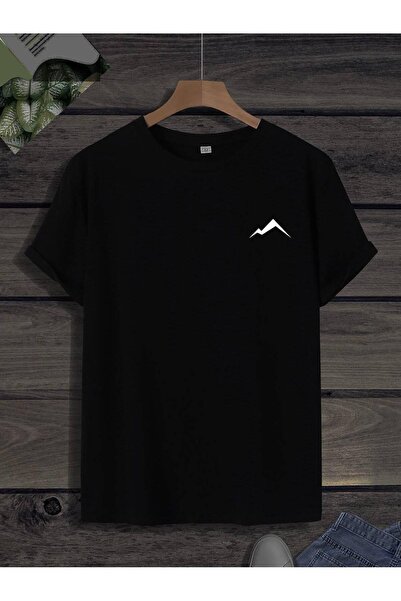JANTIL MODA 🔥   Tricou negru unisex oversize, 100% bumbac, cu decolteu tip c...
