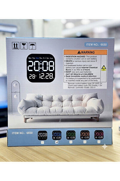 Generic LED Digital Clock with Remote Control (Item No. 6650)