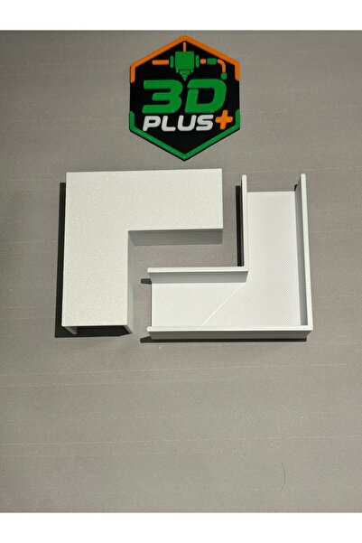 3DPLUSS 25x25 Kablo Kanalı Köşe Birleştirme Aparatı 10 Adet
