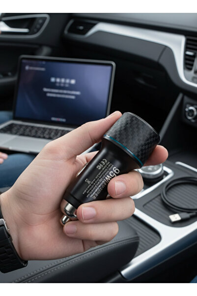 Yallabena Dual Fast Charging Car Charger – One-to-Two Cigarette Lighter Adapt...