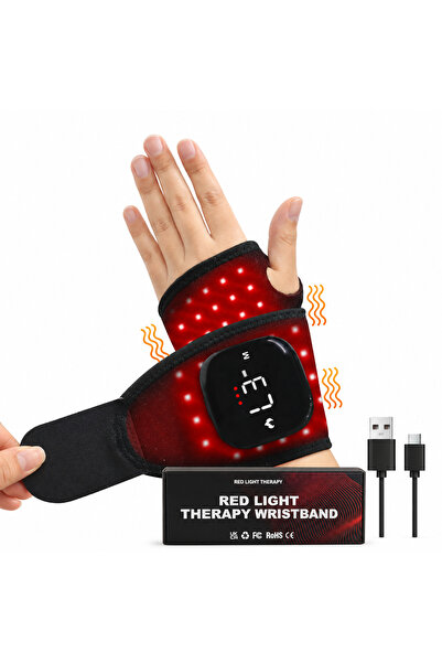 PETTRA Aparat de masaj pentru incheietura mainii, 3 in 1, terapie cu lumina r...