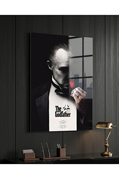 FavloArt Godfather - Don Corleone Pleksi Tablo – Ev Ofis Dekor Tablo