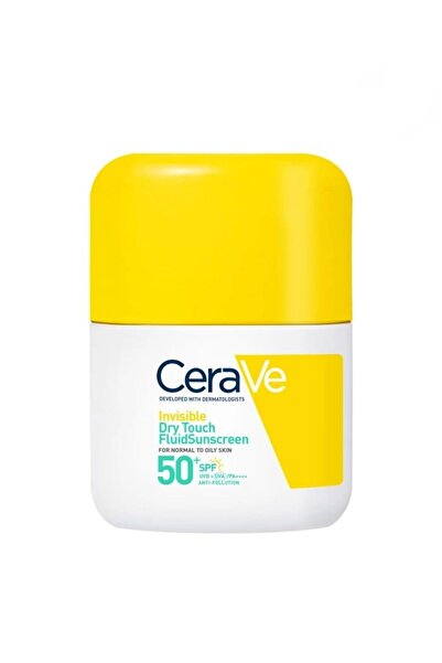 CeraVe واقي شمس سائل غير مرئي بعامل حماية 50+ سعة 50 مل