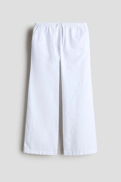 H&M Linen-blend trousers