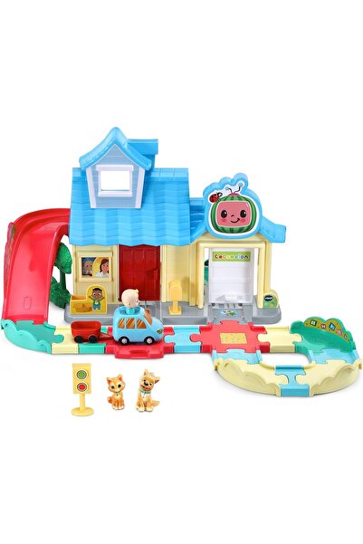 Generic مجموعة مسار سيارات VTech Toot-Toot Drivers CoComelon JJ's House، مجمو...