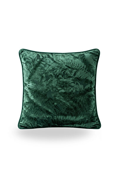 Lidoma Home أغطية وسائد مخملية بنمط استوائي - 45x45