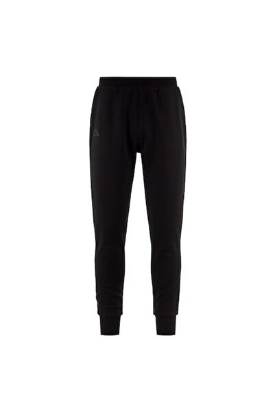 Kappa Pantaloni de trening conici pentru bărbați, din bumbac, cu talie și man...
