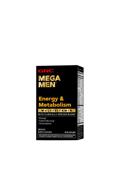 GNC Complex de Multivitamine pentru Barbati Energie si Metabolism Mega Men 90tb