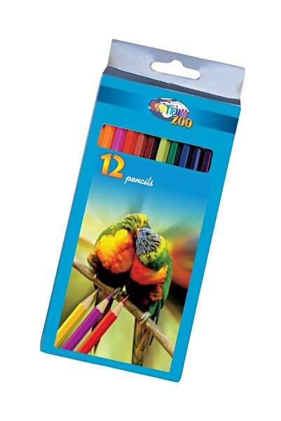 Centrum Creioane colorate 12 culori Zoo