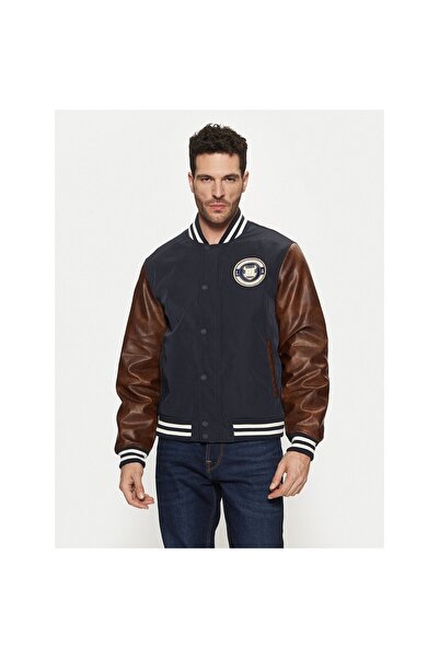 Guess Geacă bomber bărbați M5RL19WGU82 Bleumarin
