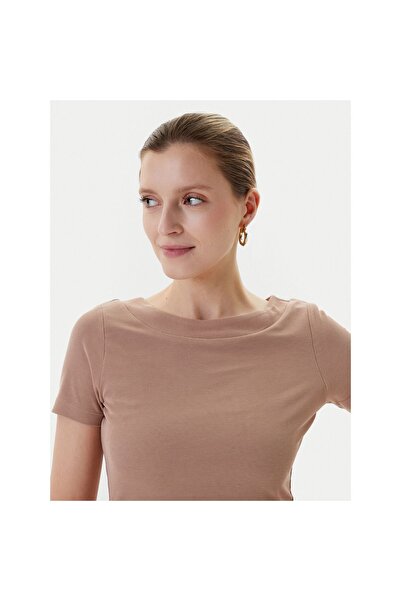 Guess Tricou de damă W5YP14KAQL2 Bej