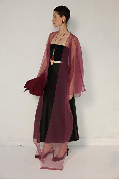 Touché Privé SATIN SKIRT WITH ELASTIC BELI