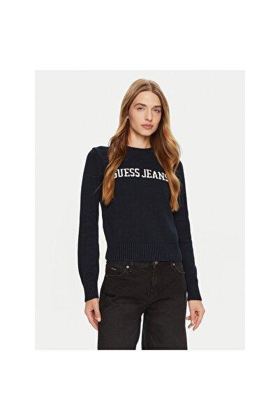 Guess Jeans Pulover de damă W4BR10Z3HM1 Albastru