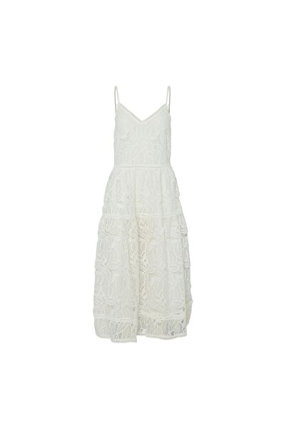 Generic Brand Rochie de vară pentru femei 26037183 Albă
