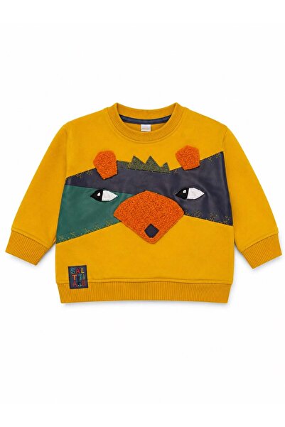 Tuc Tuc Baby Boy Animal Figured Sweatshirt 2-8 Years Orange