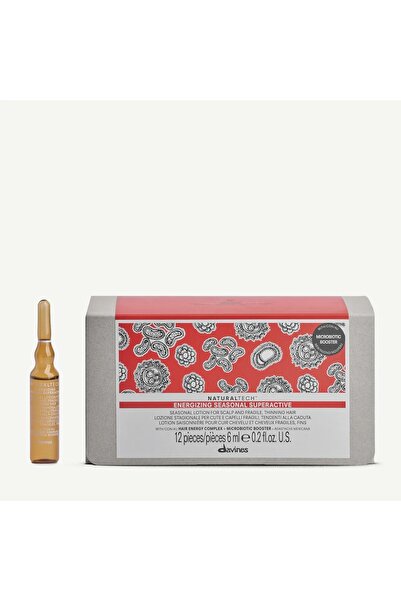 Davines NaturalTech Ser de păr superactiv energizant sezonier, 12 x 6 ml