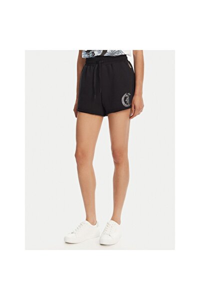 Just Cavalli Γυναικεία Αθλητικά Σορτς 78PADE08 CF100 Μαύρο