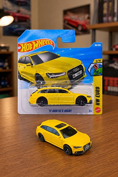HOT WHEELS '17 Audi Rs 6 Avant - Hw Euro Özel Seri Metal Oyuncak Araba