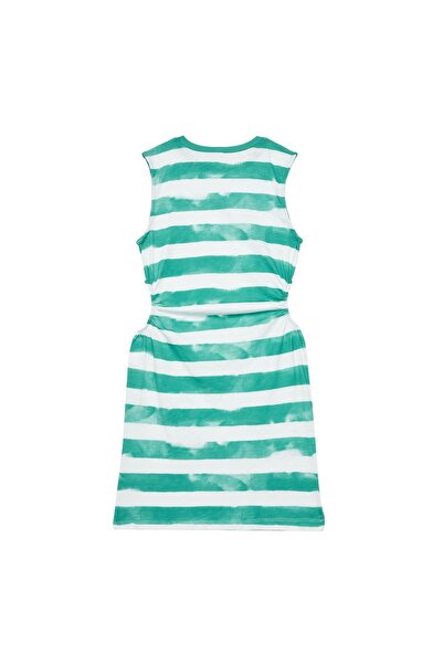 United Colors of Benetton Rochie de vară pentru fete 3SL3CV013 Verde