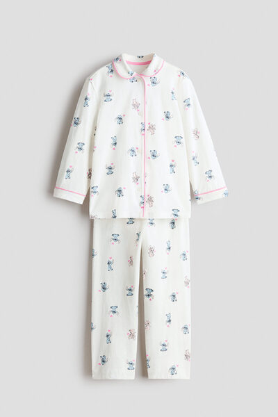 H&M Desenli Jarse Pijama Takımı