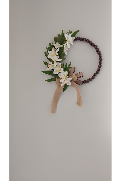 JollyShop Beyaz Zambak kapı süsü