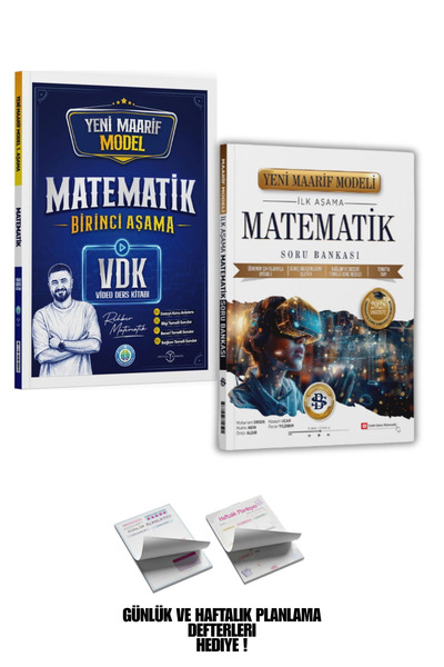 Bilgi Sarmal Yayınları Maarif 1. Aşama Matematik Video Ders Kitabı 2028 REHBE...