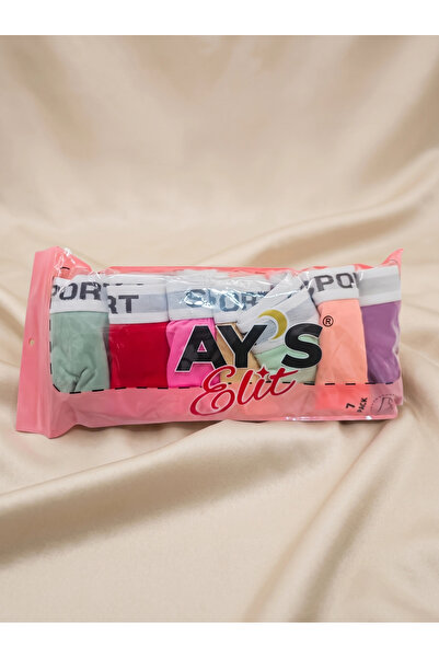 AYS Elite Women's Sport Panties Mixed Color Assortment 7-Piece Pack